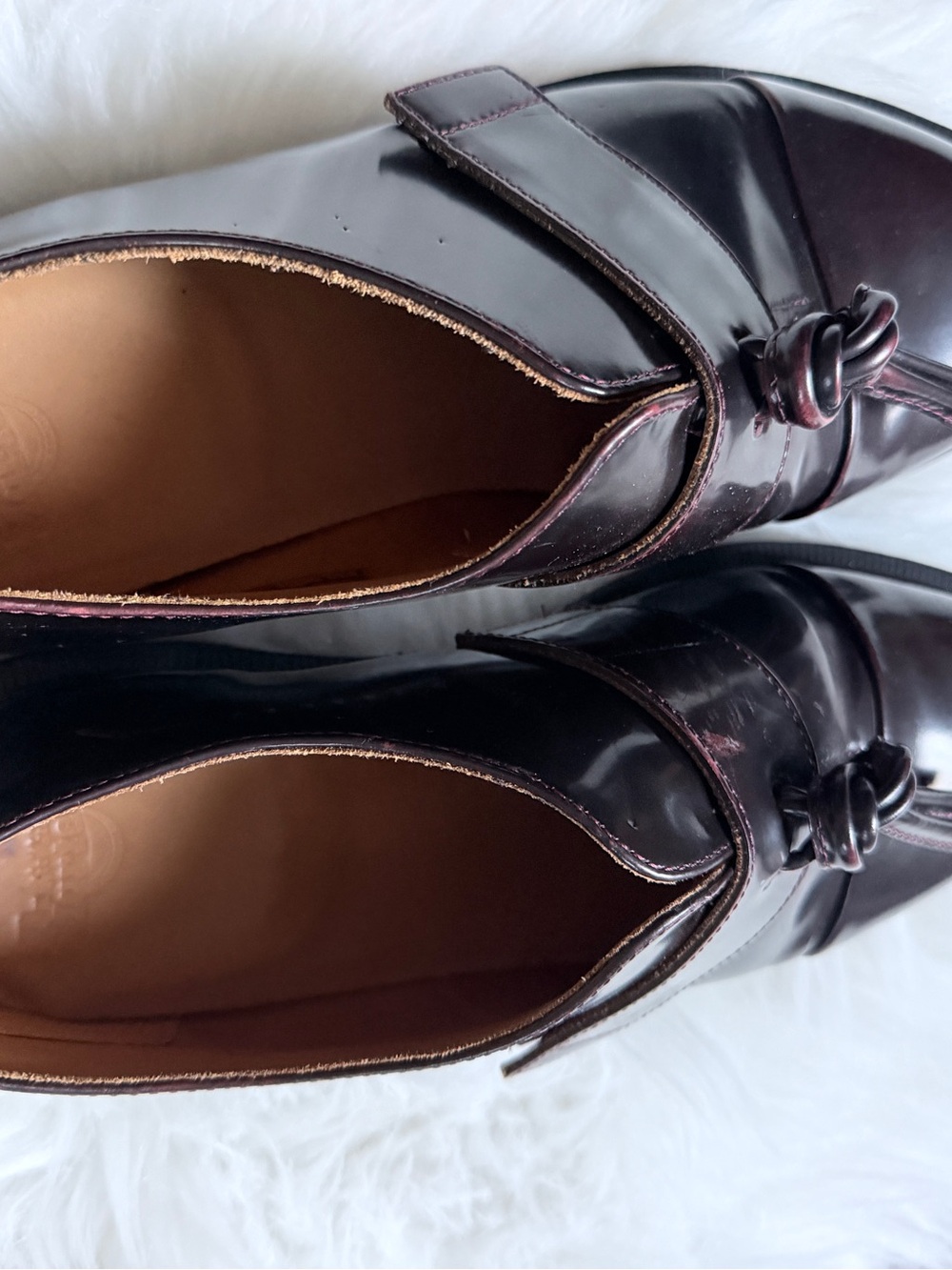Dr. Martens Burgundy Leather Tassel Loafers - Picture 15 of 15